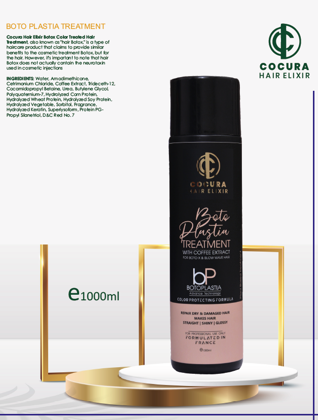 Cocura Hair Elixir Boto Plastia Treatment with Coffee Extract 3