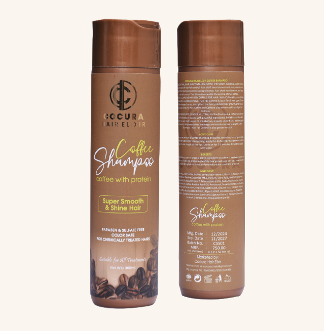 Cocura Hair Elixir Coffee Shampoo with Protein 2