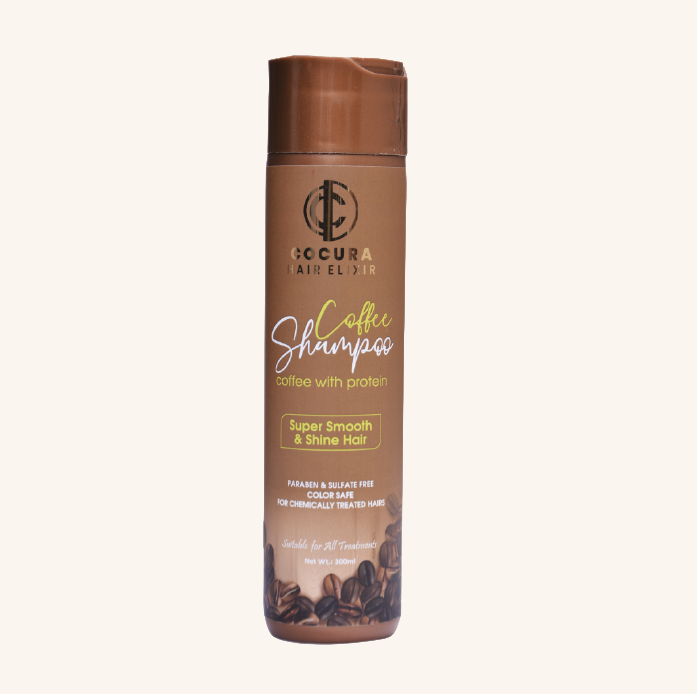 Cocura Hair Elixir Coffee Shampoo with Protein